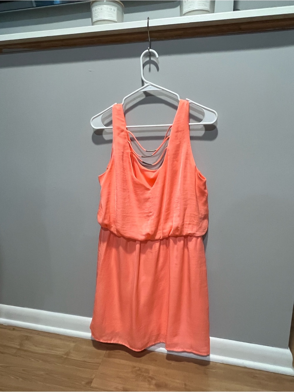 🧡 City Studio Coral Sleeveless Dress – Size Large 🧡